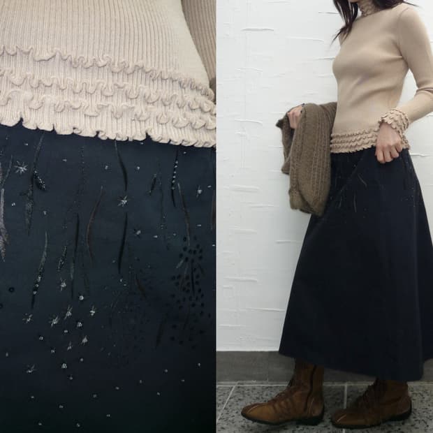 midnight sparkle skirt