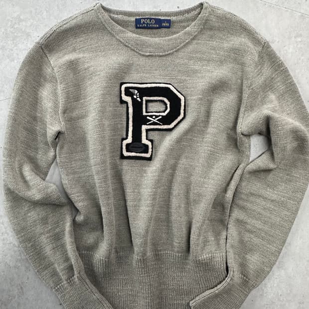 폴로 럭비 코튼니트