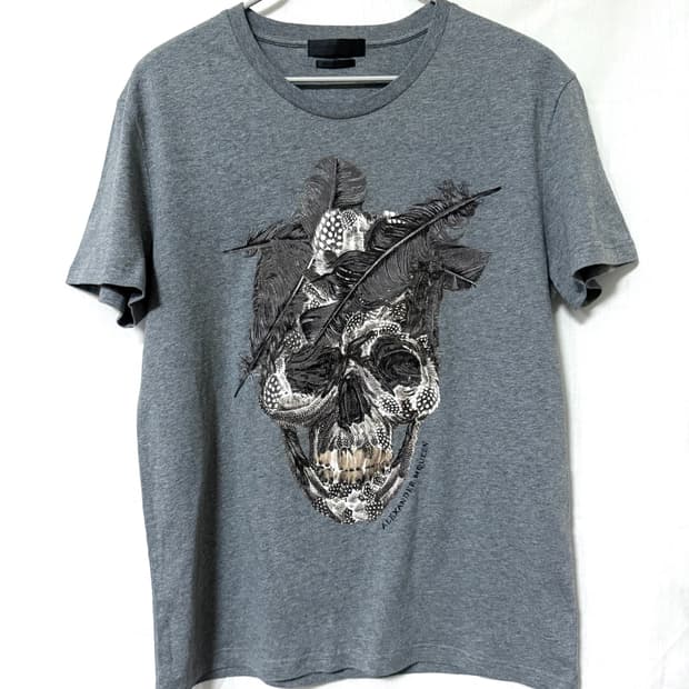 알렉산더 맥퀸 스컬 티셔츠 (alexander mcqueen)