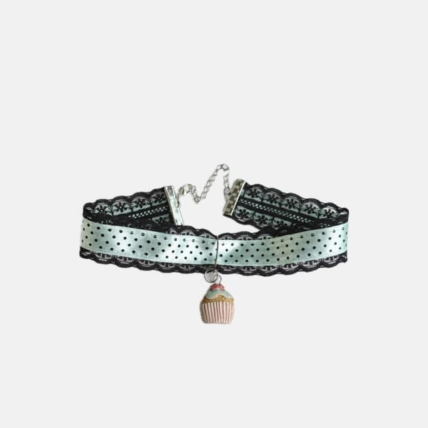 Handmade ceramic choker