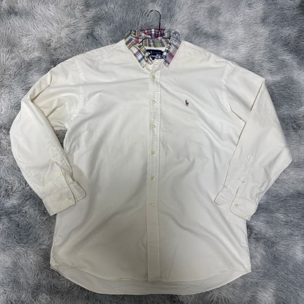 폴로랄프로렌 화이트 셔츠 XL사이즈