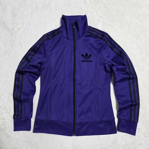 (90)여성 아디다스 유로타 트랙탑 퍼플