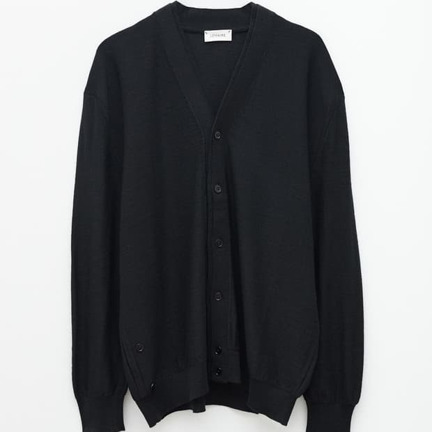 르메르 트위스티드 가디건 블랙 L사이즈