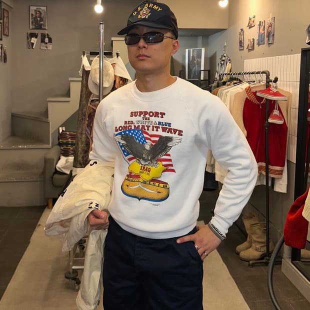 90’s USA, IRAQ The Gulf war print sweats