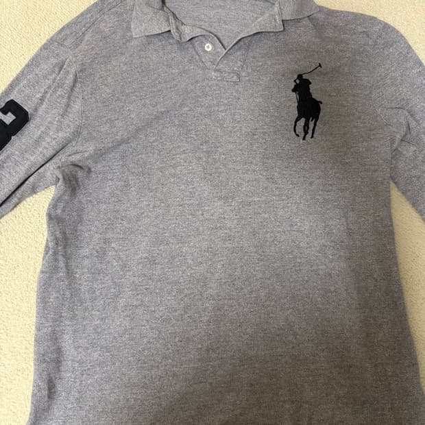 폴로 빅포니 긴팔 카라 티셔츠