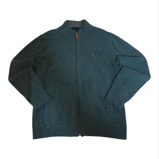 올젠 니트 집업 가디건