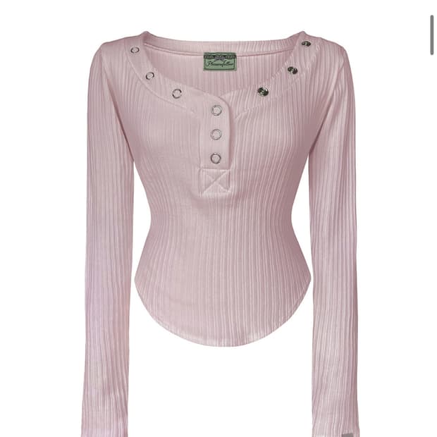 플리즈노팔로우 버니탑 핑크