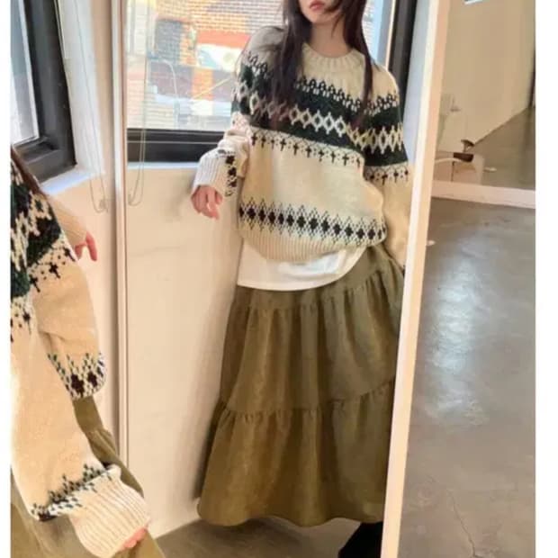 김아홉 노르딕 니트