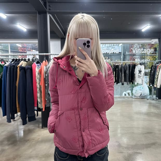 히스테릭글래머 퍽베어 리버시블 패딩