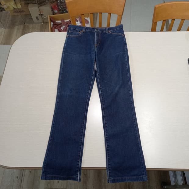 30 리바이스595 스판 약부츠컷 진청 30-212