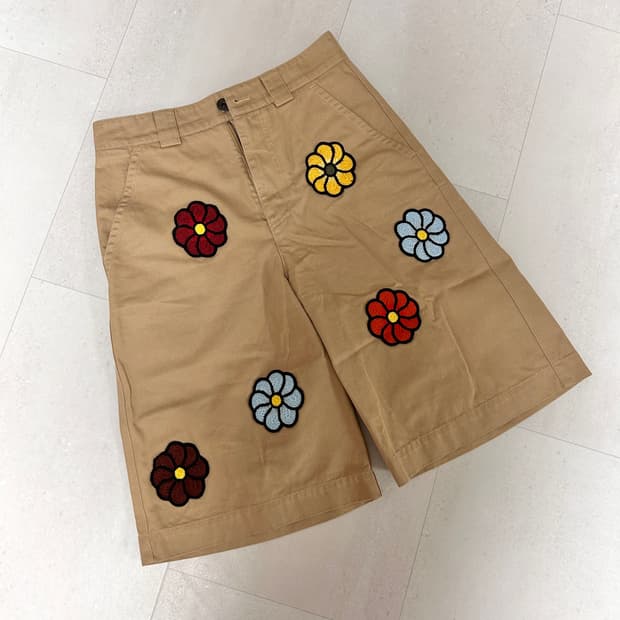 MONCLER JW 앤더슨 플로럴 버뮤다 팬츠