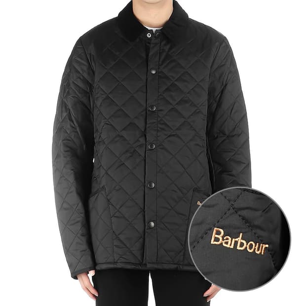 바버 리데스데일 퀼팅자켓 블랙M