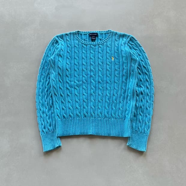 [XS]폴로 랄프로렌 꽈배기 니트 스웨터 