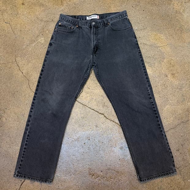 00s 미국 빈티지 리바이스 505 블랙진 청바지
