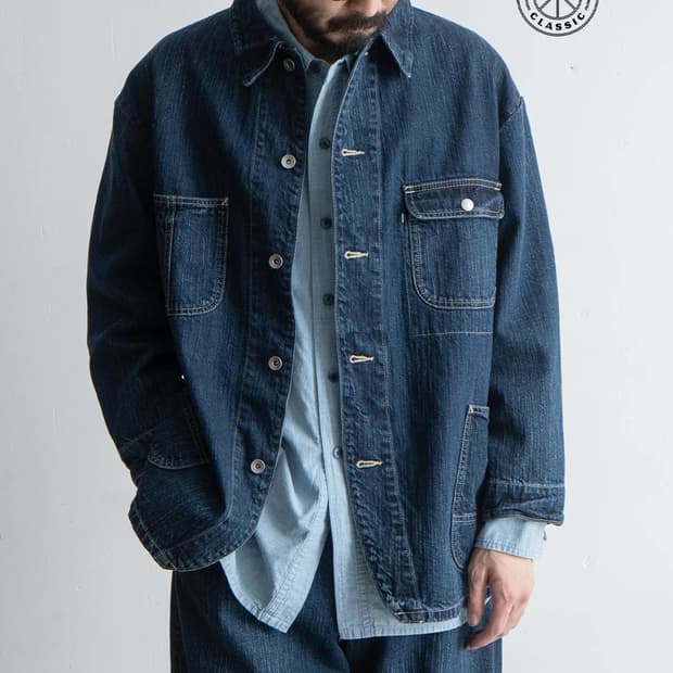 [M]포터클래식 스테인백 데님 커버올