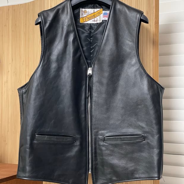[Schott] 193v Leather Vest