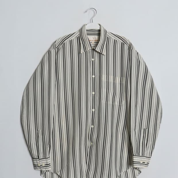 TRUSSARDI Stripe Poly Shirts