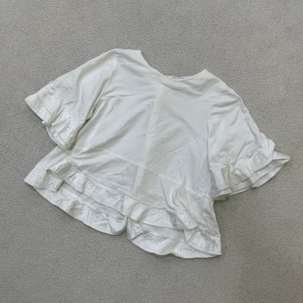 38 럭키슈에뜨 여성 프릴 반팔티 0415M