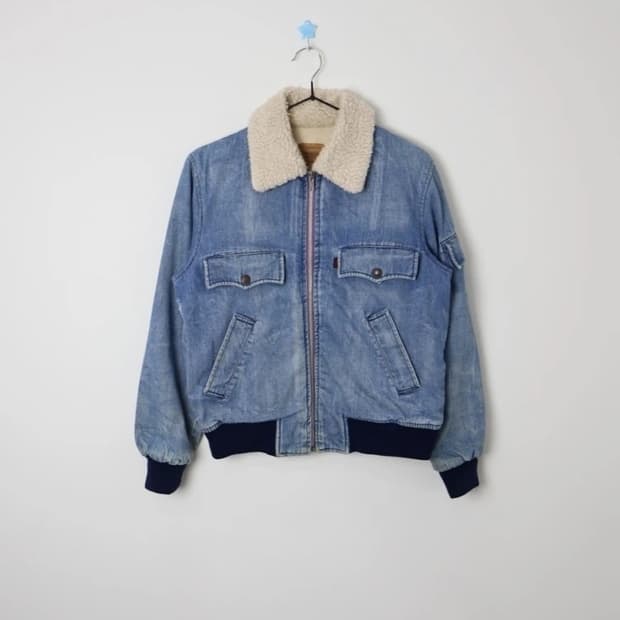 Levi’s Sherpa Lined Zip Denim Jacket