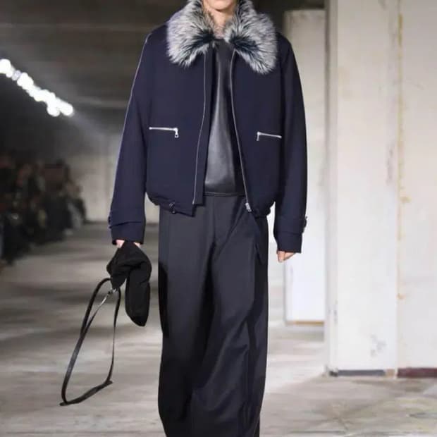 드리스반노튼 24fw 퍼자켓L