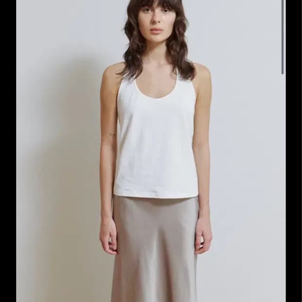LO61 Boa Halter Top in White