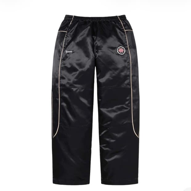 슈프림 사틴 트랙 팬츠 24ss