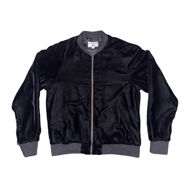 추가수입 / [S,L] 이네스 드 라 프라상쥬 x 유니클로 벨벳 봄버자켓