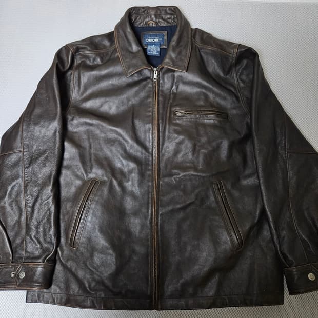 빈티지레더 레더자켓 가죽자켓 카코트 XL 레더 레더카코트