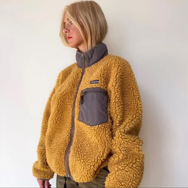 (S)파타고니아 빈티지 딥파일 골드