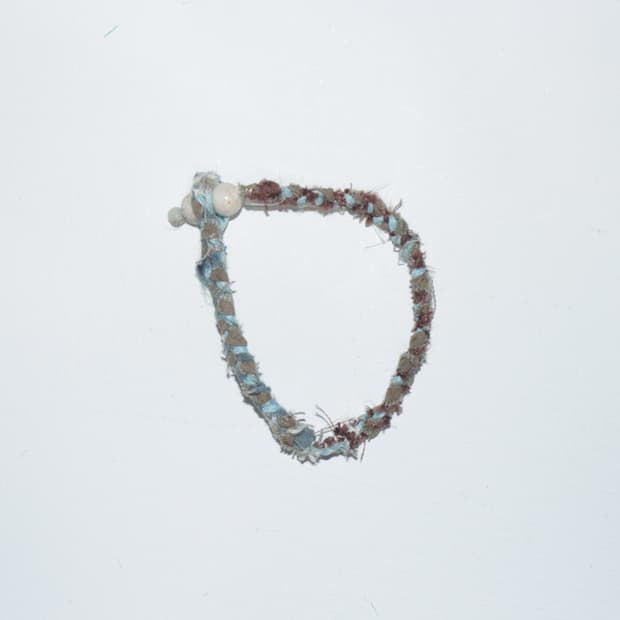 원석 명주 팔찌