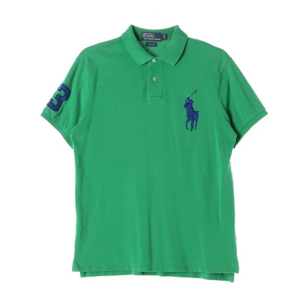 폴로 랄프로렌 빅포니 자수 슬림핏 카라티 L