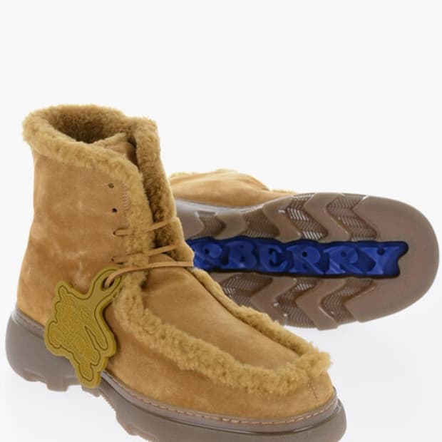 구매)42,43 버버리 크리처 시어링부츠