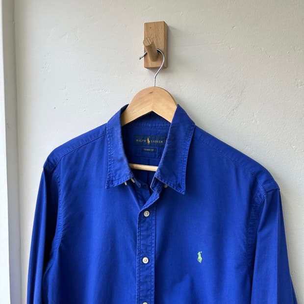16211 - 폴로 랄프로렌 블루 셔츠
