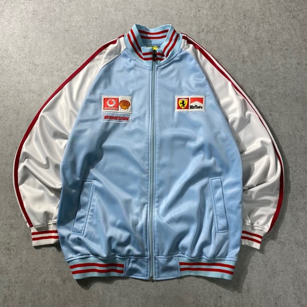 [L] Vintage 페라리 올드스쿨 패치워크 져지