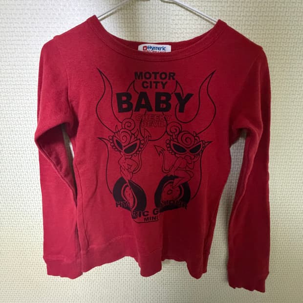 히스테릭글래머 키즈 맨투맨