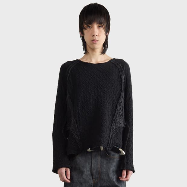 네버포겟 Paneled Long Sleeve T-Shirt