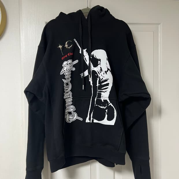 떠그클럽 한정판 뿔 후드티 xl