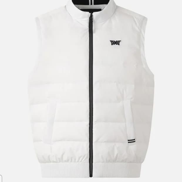 (새상품)PXG 스윙다운 하이브리드 구스니트 베스트