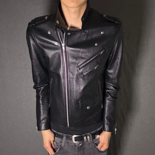 vintage rider leather jacket