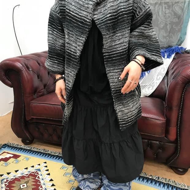 빈티지 여성 원버튼 숏코트 