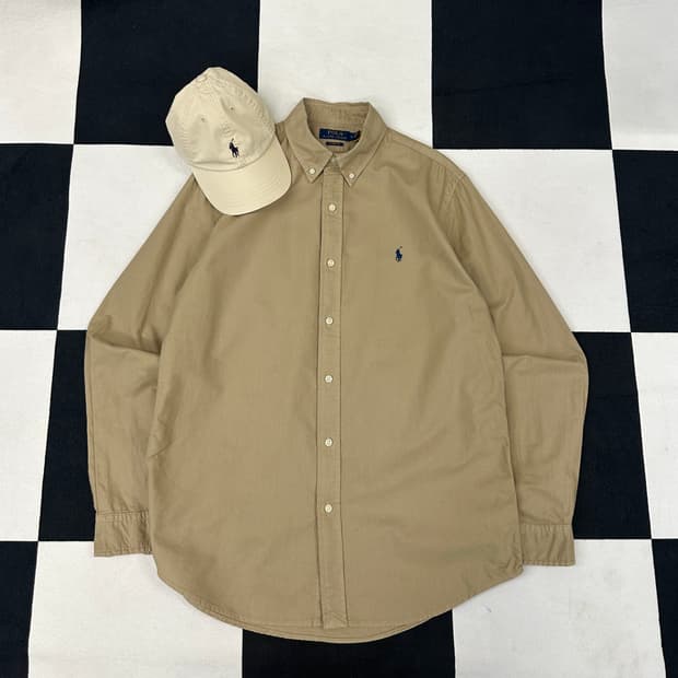 polo 폴로 랄프로렌 옥스포드 셔츠 베이지 