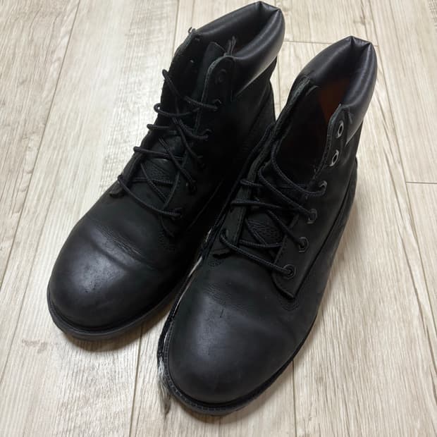 팀버랜드 6인치 워커 부츠 블랙 250