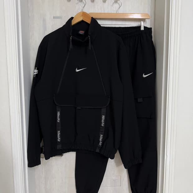 남성 105-110 / 나이키 에어 아노락, 카고 조거팬츠 셋업 세트