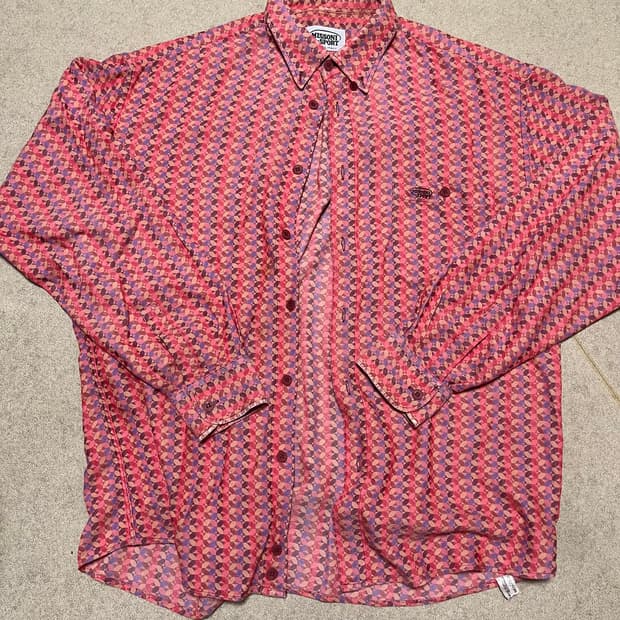 미쏘니 스포츠 missoni 패턴 셔츠