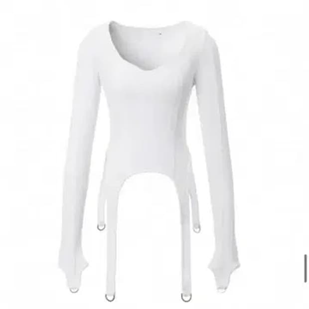 [S] 쓰리타임즈 시그널 탑 화이트 