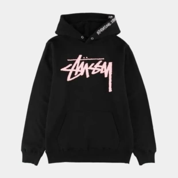 💗일본정품💗스투시 블랙핑크 딸기우유 스톡림후디💗