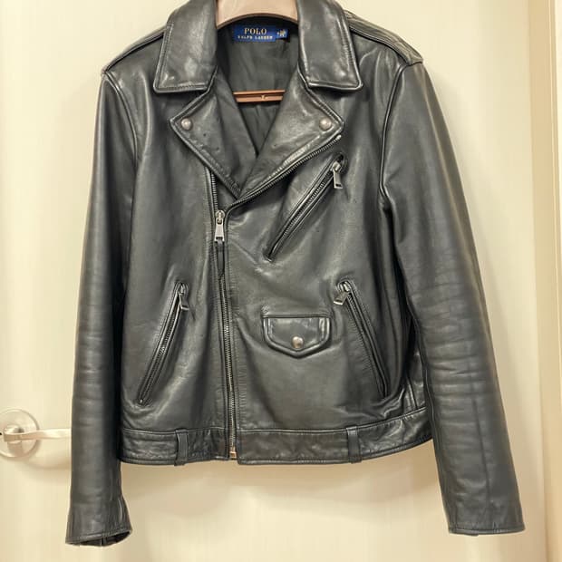 폴로 랄프로렌 카우하이드 라이더 가죽 자켓