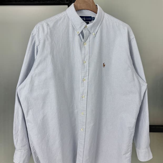  [3XL]POLO폴로 멀티포니 스카이 스트라이프 셔츠 