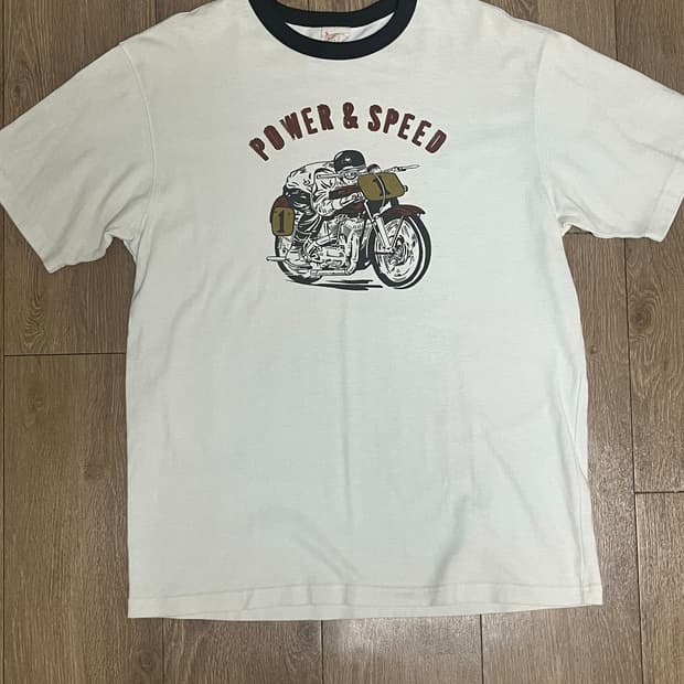 브론슨 Retro Motorcycle Graphic Tee 반팔