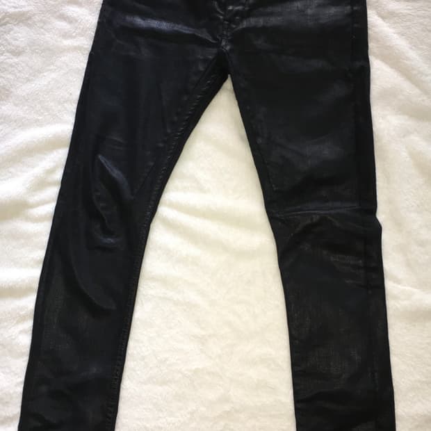 릭오웬스 디트로이트 컷 코팅진 size 30